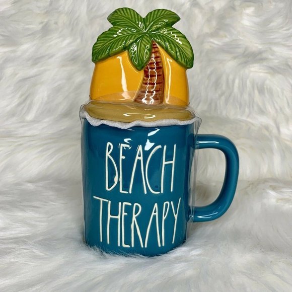 RAE DUNN Beach Therapy Mug "Artisan Collection" by Magenta *BRAND NEW* - Picture 2 of 4